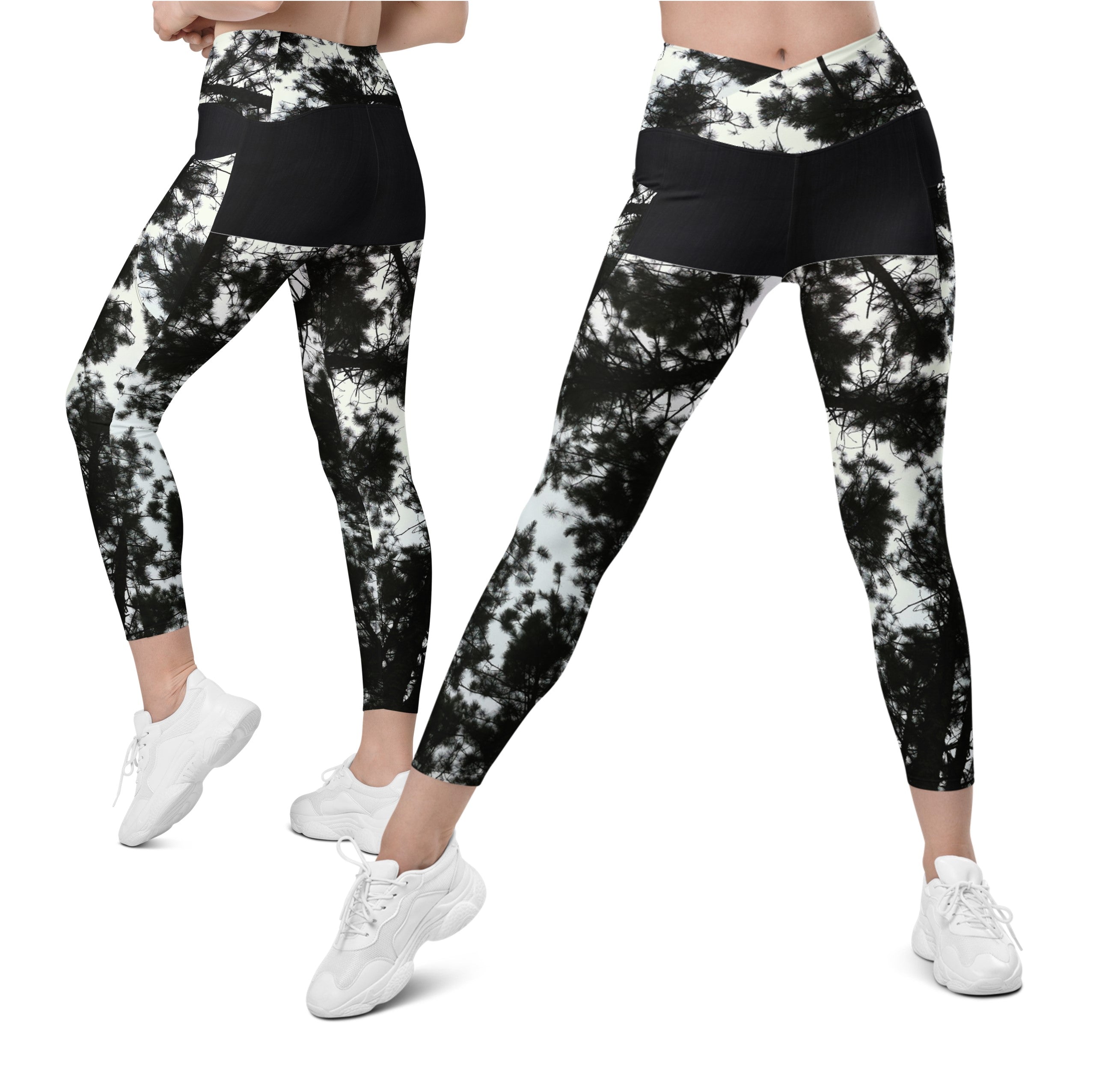 yoga-leggings-with-pockets-crossover-high-waist-black-white-alpine-air-wickedyo2